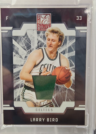 Larry Bird 2009/10 Donruss Elite Jersey Patch **PSA NM-MT 8** **04/99** - Premium  from 1of1 Collectables - Just $149! Shop now at 1of1 Collectables