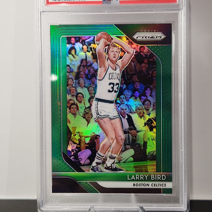 Larry Bird 2018/19 Prizm Green Prizm #85 **PSA GEM MINT 10** - Premium  from 1of1 Collectables - Just $175! Shop now at 1of1 Collectables