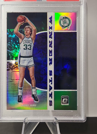 Larry Bird 2019/20 Optic Winner Stays Purple **PSA GEM MINT 10** - Premium  from 1of1 Collectables - Just $175! Shop now at 1of1 Collectables