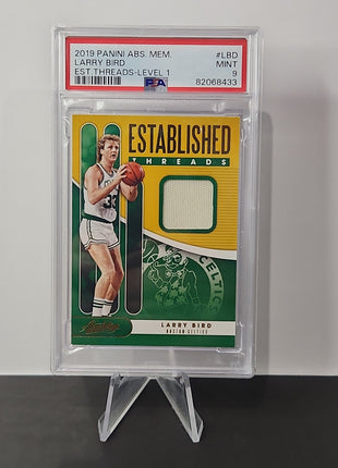 Larry Bird 2019/20 Absolute Memorabilia Threads Level 1 **PSA MINT 9** - Premium  from 1of1 Collectables - Just $135! Shop now at 1of1 Collectables