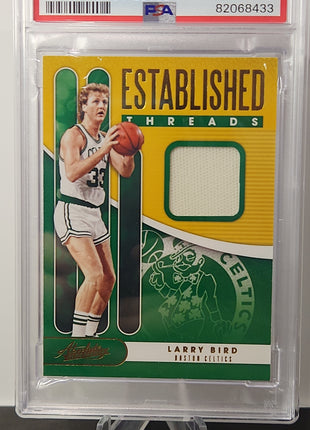 Larry Bird 2019/20 Absolute Memorabilia Threads Level 1 **PSA MINT 9** - Premium  from 1of1 Collectables - Just $135! Shop now at 1of1 Collectables