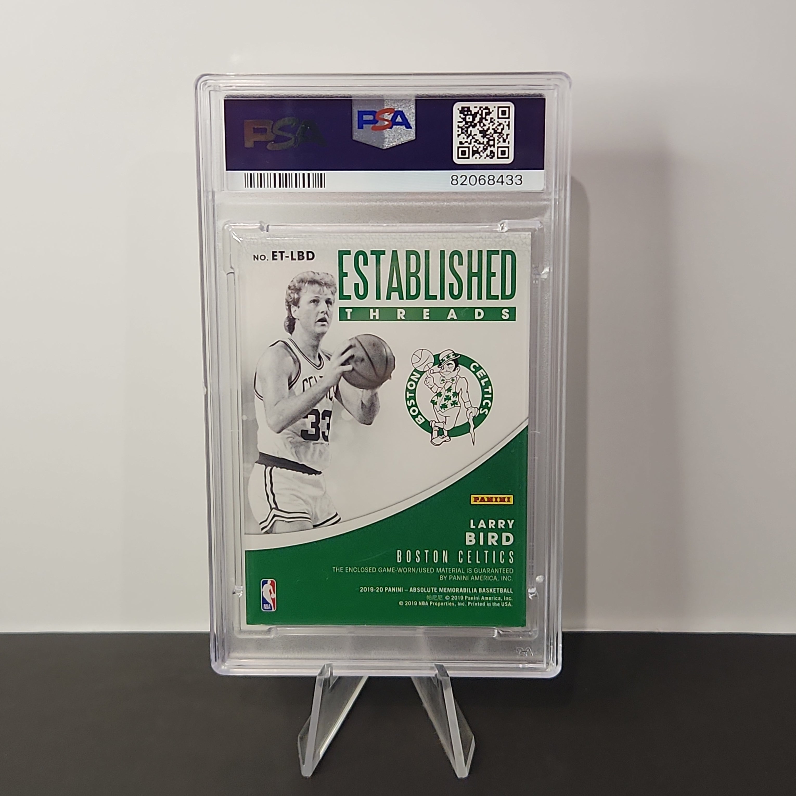Larry Bird 2019/20 Absolute Memorabilia Threads Level 1 **PSA MINT 9** - Premium  from 1of1 Collectables - Just $135! Shop now at 1of1 Collectables