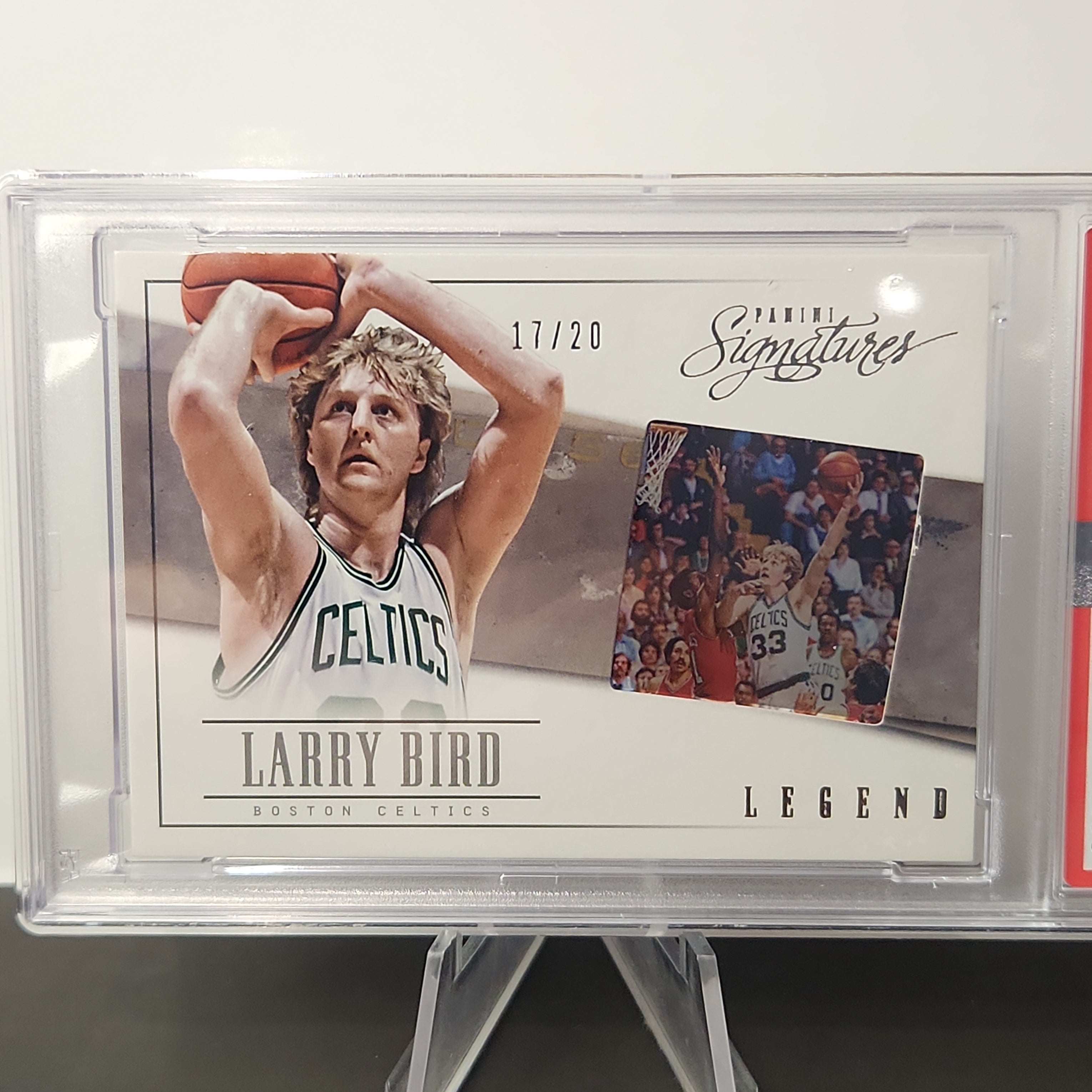 Larry Bird 2013/14 Panini Signatures Film Legend - Onyx **PSA EX-MT 6** **17/20** - Premium  from 1of1 Collectables - Just $150! Shop now at 1of1 Collectables