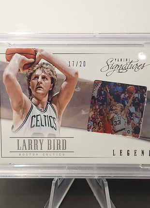 Larry Bird 2013/14 Panini Signatures Film Legend - Onyx **PSA EX-MT 6** **17/20** - Premium  from 1of1 Collectables - Just $150! Shop now at 1of1 Collectables