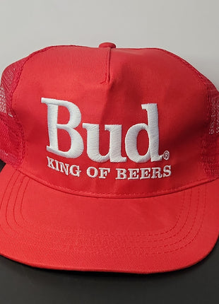 Budweiser "King of Beers" Red Trucker Hat - Premium  from 1of1 Collectables - Just $10! Shop now at 1of1 Collectables