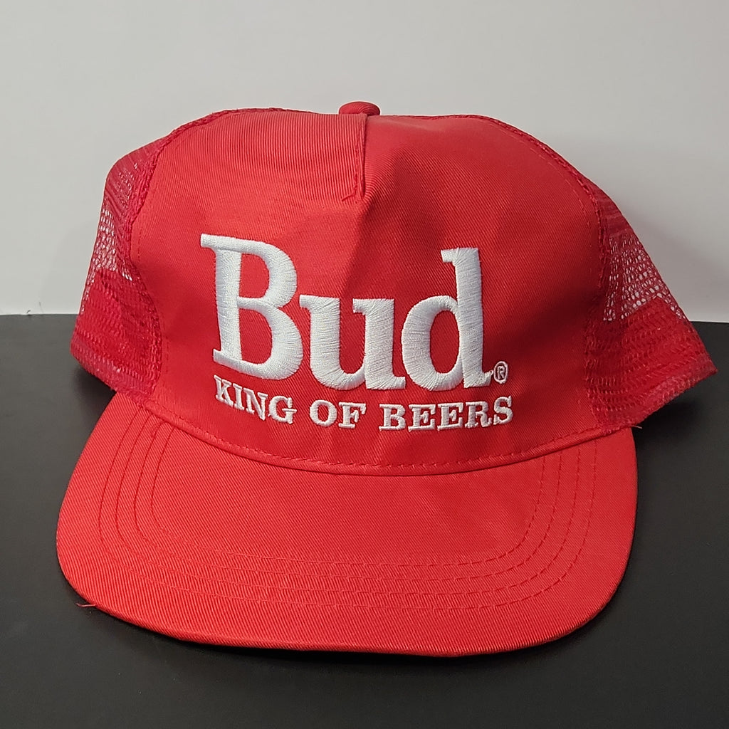 Budweiser "King of Beers" Red Trucker Hat - Premium  from 1of1 Collectables - Just $10! Shop now at 1of1 Collectables