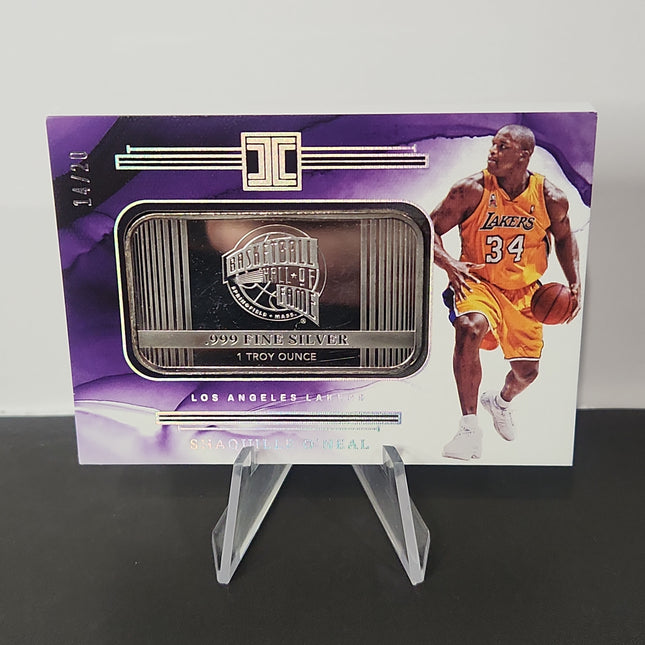 Shaquille O'Neal 2022/23 Immaculate 1 troy Ounce Holo **14/20** - Premium  from 1of1 Collectables - Just $490! Shop now at 1of1 Collectables