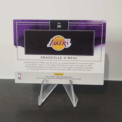 Shaquille O'Neal 2022/23 Immaculate 1 troy Ounce Holo **14/20** - Premium  from 1of1 Collectables - Just $490! Shop now at 1of1 Collectables