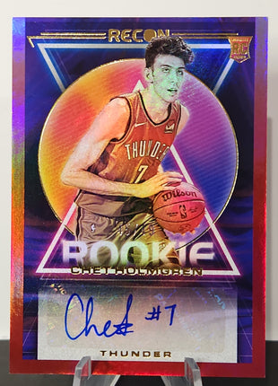 Chet Holmgren 2022/23 Recon Rookie Purple Holo Auto RC **45/49** - Premium  from 1of1 Collectables - Just $370! Shop now at 1of1 Collectables