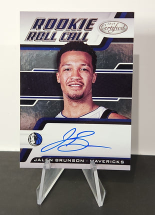 Jalen Brunson 2018/19 Certified Rookie Role Call Auto **ON CARD AUTO** - Premium  from 1of1 Collectables - Just $350! Shop now at 1of1 Collectables