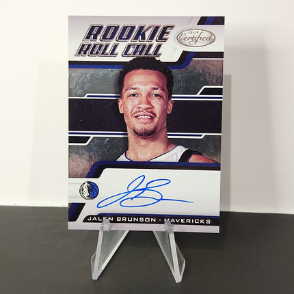 Jalen Brunson 2018/19 Certified Rookie Role Call Auto **ON CARD AUTO** - Premium  from 1of1 Collectables - Just $350! Shop now at 1of1 Collectables