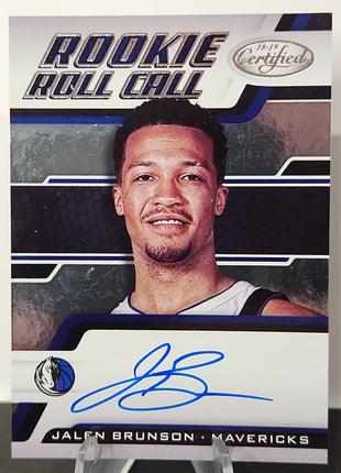 Jalen Brunson 2018/19 Certified Rookie Role Call Auto **ON CARD AUTO** - Premium  from 1of1 Collectables - Just $350! Shop now at 1of1 Collectables