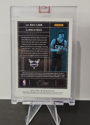 LeMelo Ball 2020/21 One and One RPA #RDJ-LMB **08/99** - Premium  from 1of1 Collectables - Just $590! Shop now at 1of1 Collectables