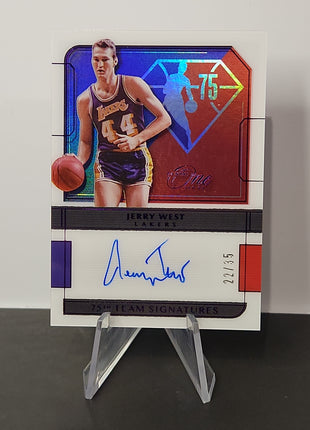 Jerry West 2021/22 One and One 75th Team Signatures **ON CARD** **22/35** - Premium  from 1of1 Collectables - Just $420! Shop now at 1of1 Collectables