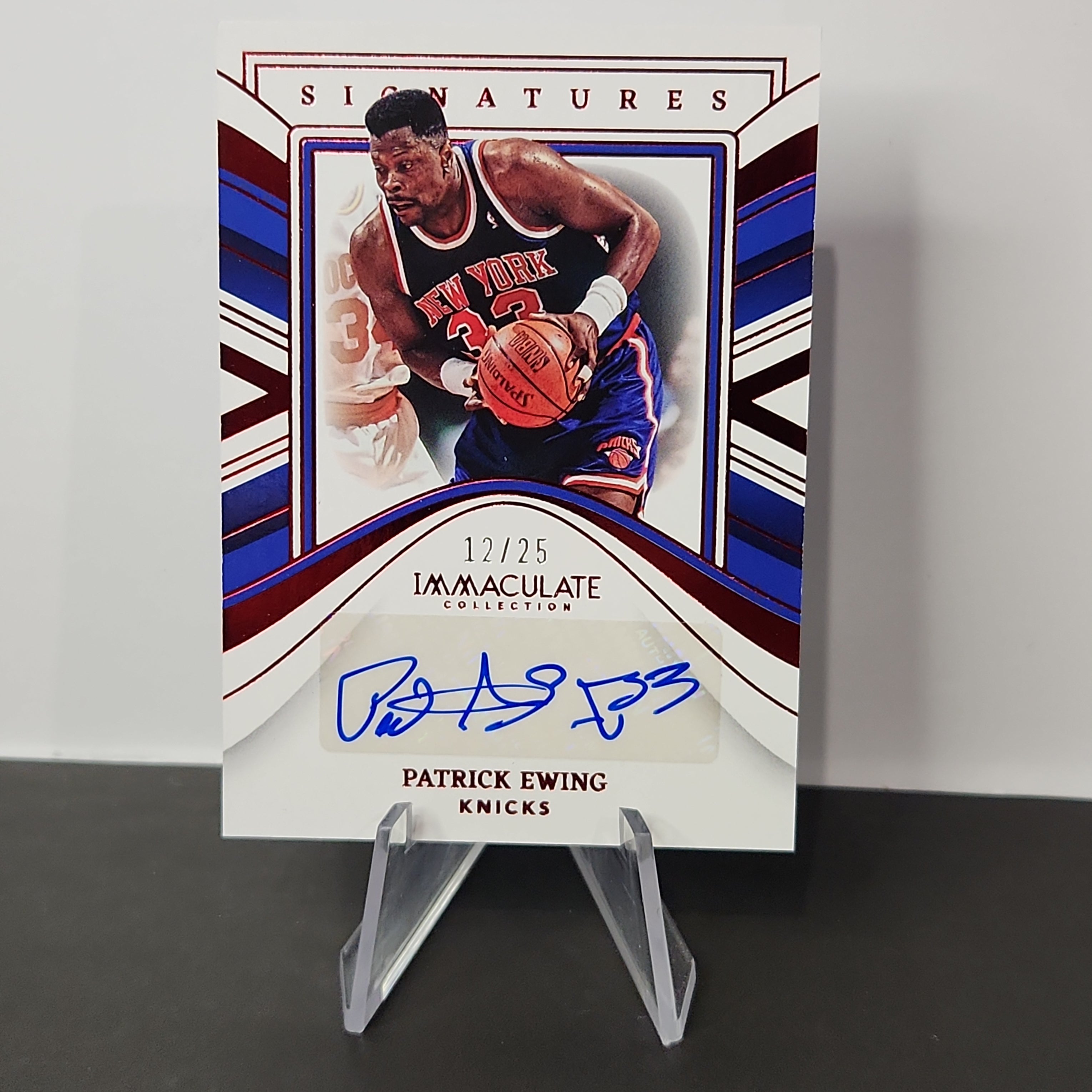 Patrick Ewing 2022/23 Immaculate Signatures Auto **12/25** - Premium  from 1of1 Collectables - Just $350! Shop now at 1of1 Collectables
