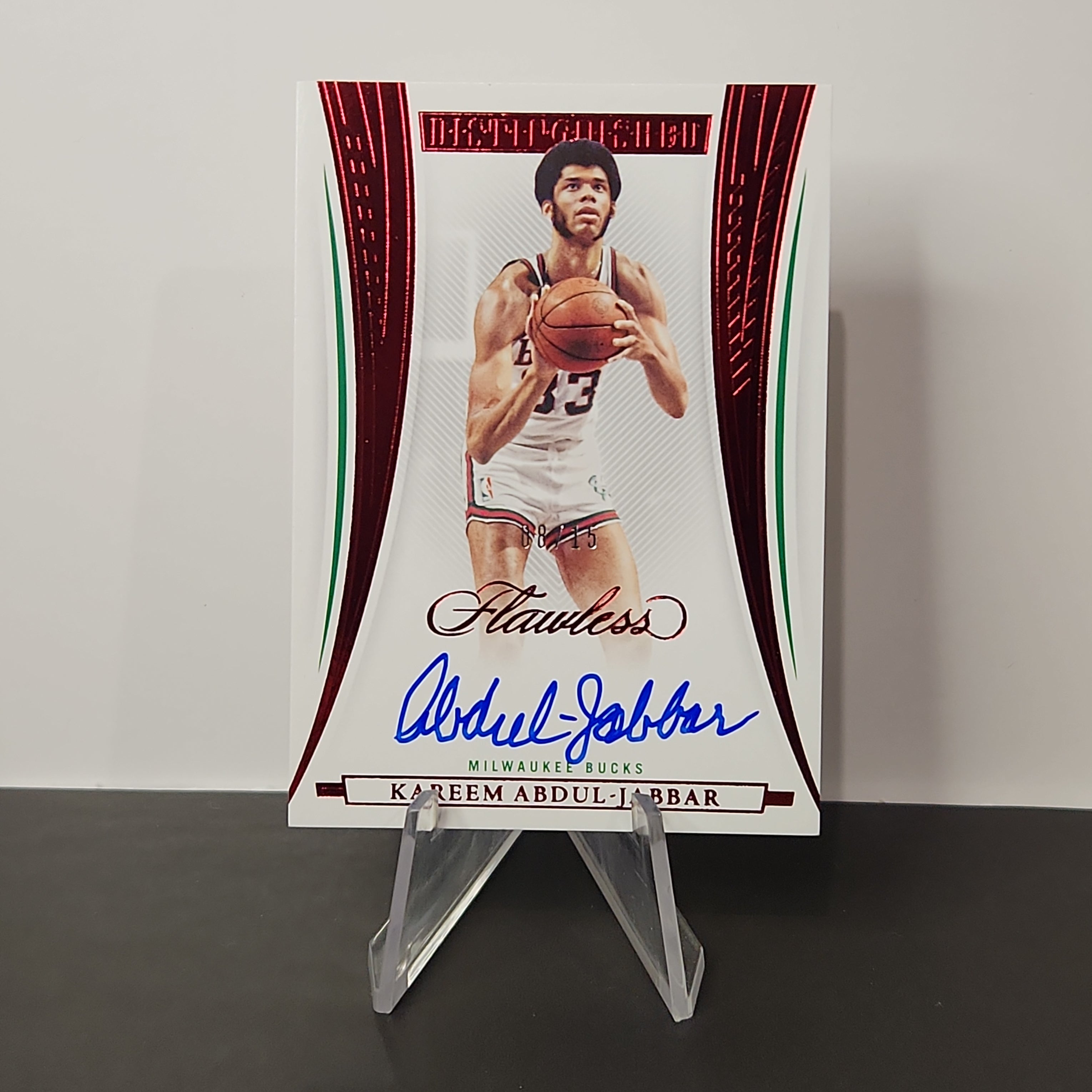 Kareem Abdul-Jabbar 2021/22 Flawless Auto **08/15** - Premium  from 1of1 Collectables - Just $450! Shop now at 1of1 Collectables