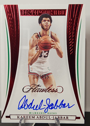 Kareem Abdul-Jabbar 2021/22 Flawless Auto **08/15** - Premium  from 1of1 Collectables - Just $450! Shop now at 1of1 Collectables