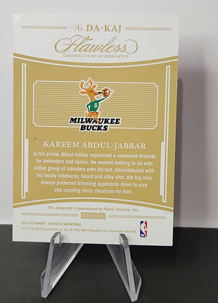 Kareem Abdul-Jabbar 2021/22 Flawless Auto **08/15** - Premium  from 1of1 Collectables - Just $450! Shop now at 1of1 Collectables