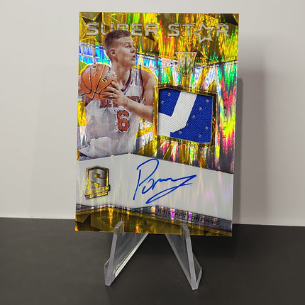 Kristaps Porzingis 2015/16 Spectra Superstar Gold Prism RPA **10/10** - Premium  from 1of1 Collectables - Just $700! Shop now at 1of1 Collectables