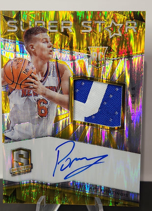 Kristaps Porzingis 2015/16 Spectra Superstar Gold Prism RPA **10/10** - Premium  from 1of1 Collectables - Just $700! Shop now at 1of1 Collectables