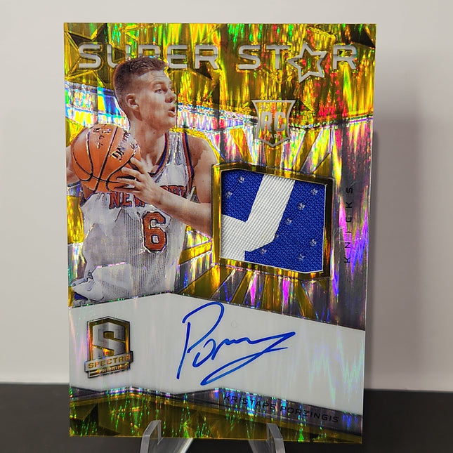 Kristaps Porzingis 2015/16 Spectra Superstar Gold Prism RPA **10/10** - Premium  from 1of1 Collectables - Just $700! Shop now at 1of1 Collectables