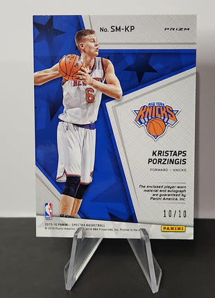 Kristaps Porzingis 2015/16 Spectra Superstar Gold Prism RPA **10/10** - Premium  from 1of1 Collectables - Just $700! Shop now at 1of1 Collectables