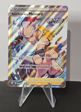 Pokemon 2021/22 Rapid Style Strike Mustard Holo, Sword & Shield #162/163 - Premium  from 1of1 Collectables - Just $4.50! Shop now at 1of1 Collectables