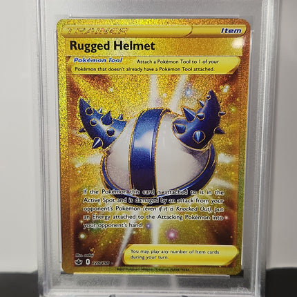 Pokemon 2021/22 Rugged Helmet FA Gold Secret Rare Chilling Reign PSA 9 - Premium  from 1of1 Collectables - Just $65! Shop now at 1of1 Collectables