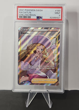 Pokemon 2021/22 Caitlin Full Art Ultra Rare Chilling Reign PSA 9 - Premium  from 1of1 Collectables - Just $65! Shop now at 1of1 Collectables