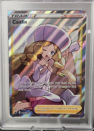 Pokemon 2021/22 Caitlin Full Art Ultra Rare Chilling Reign PSA 9 - Premium  from 1of1 Collectables - Just $65! Shop now at 1of1 Collectables