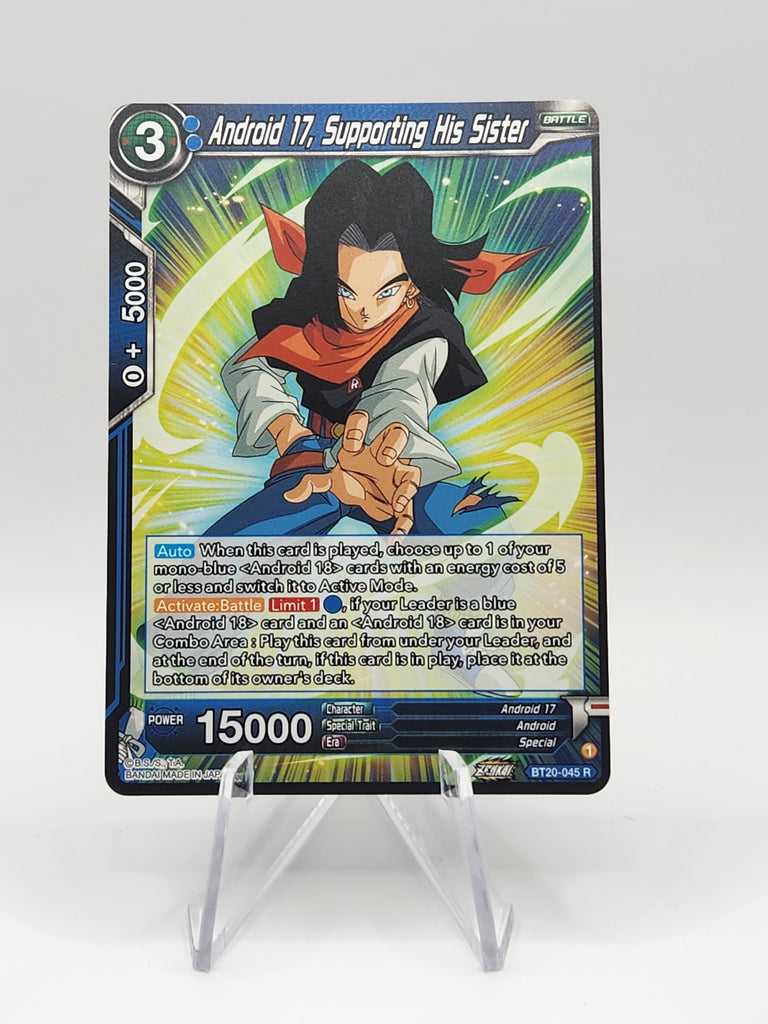 Android 17, Supporting His Sister - Power Absorbed (DBS-B20) - Premium Android from 1of1 Collectables - Just $2! Shop now at 1of1 Collectables