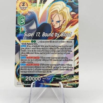 Super 17, Bound by Blood - Power Absorbed (DBS-B20) - Premium Super from 1of1 Collectables - Just $2! Shop now at 1of1 Collectables