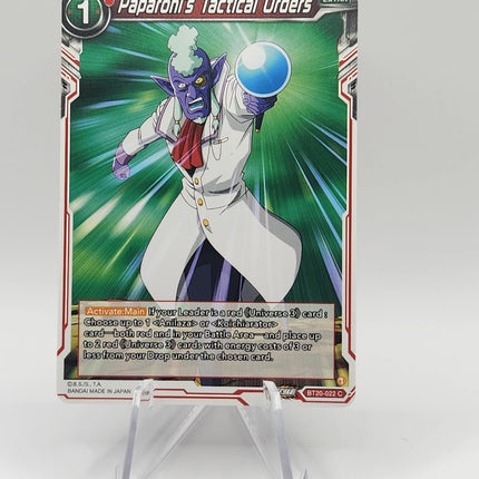 Paparoni's Tactical Orders - Power Absorbed (DBS-B20) - Premium Paparoni from 1of1 Collectables - Just $2! Shop now at 1of1 Collectables