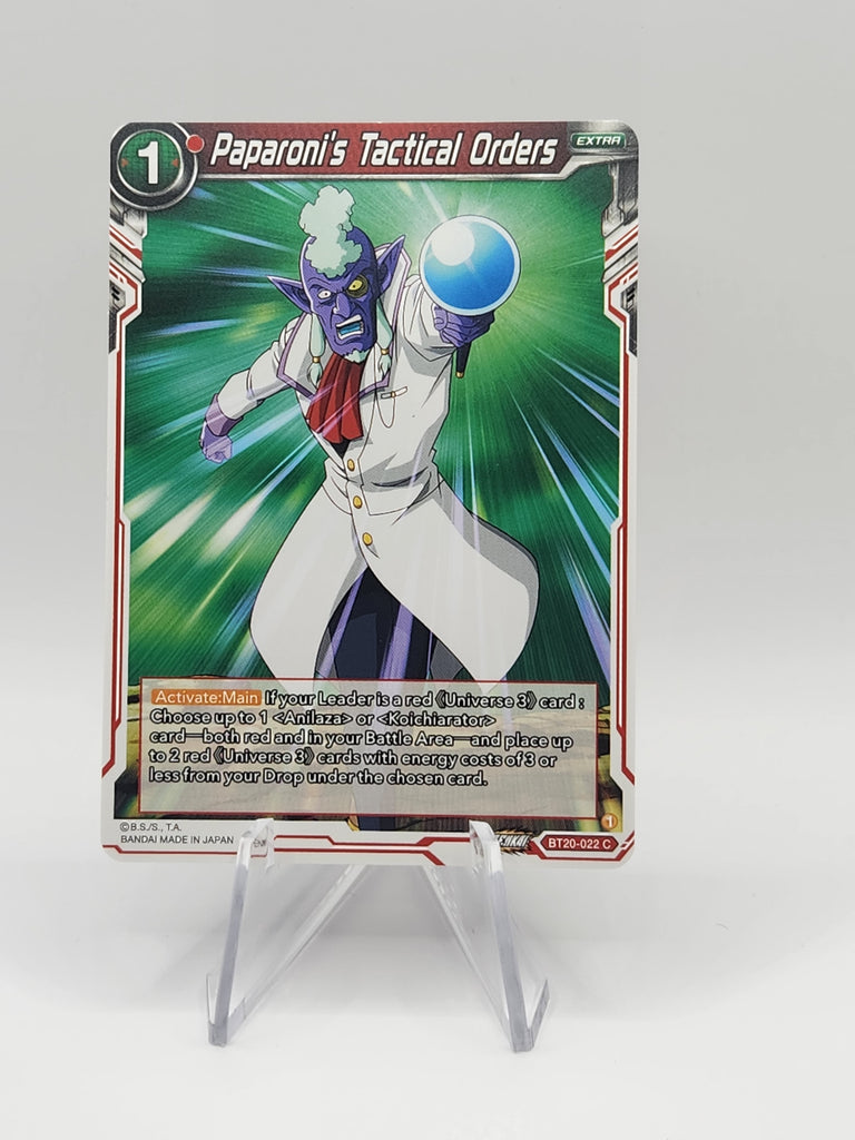 Paparoni's Tactical Orders - Power Absorbed (DBS-B20) - Premium Paparoni from 1of1 Collectables - Just $2! Shop now at 1of1 Collectables