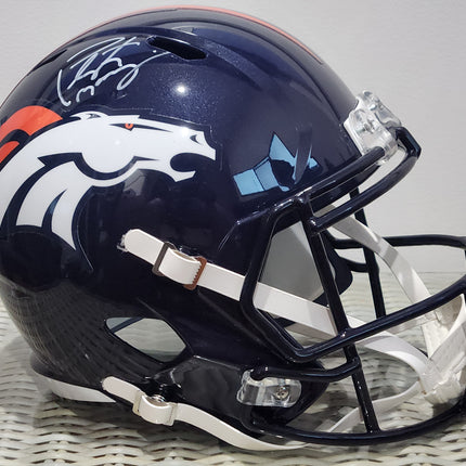 Payton Manning Denver Broncos Autographed Riddell Full Size Helmet **FANATICS AUTHETICATED** - Premium  from 1of1 Collectables - Just $1450! Shop now at 1of1 Collectables