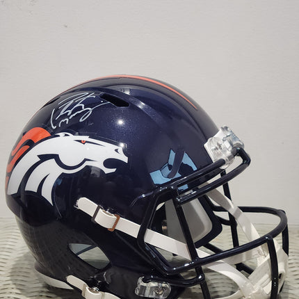 Payton Manning Denver Broncos Autographed Riddell Full Size Helmet **FANATICS AUTHETICATED** - Premium  from 1of1 Collectables - Just $1450! Shop now at 1of1 Collectables