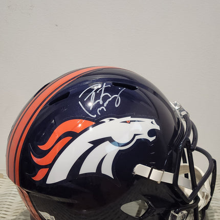 Payton Manning Denver Broncos Autographed Riddell Full Size Helmet **FANATICS AUTHETICATED** - Premium  from 1of1 Collectables - Just $1450! Shop now at 1of1 Collectables