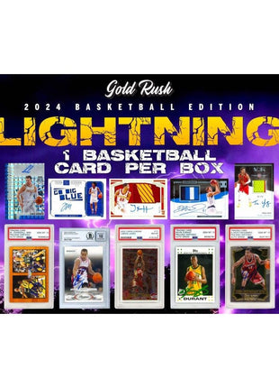 2024 Gold Rush Lightning Basketball Box **FACTORY SEALED** - Premium HOBBY, BLASTER & RETAIL BOXES from 1of1 Collectables AU - Just $220! Shop now at 1of1 Collectables
