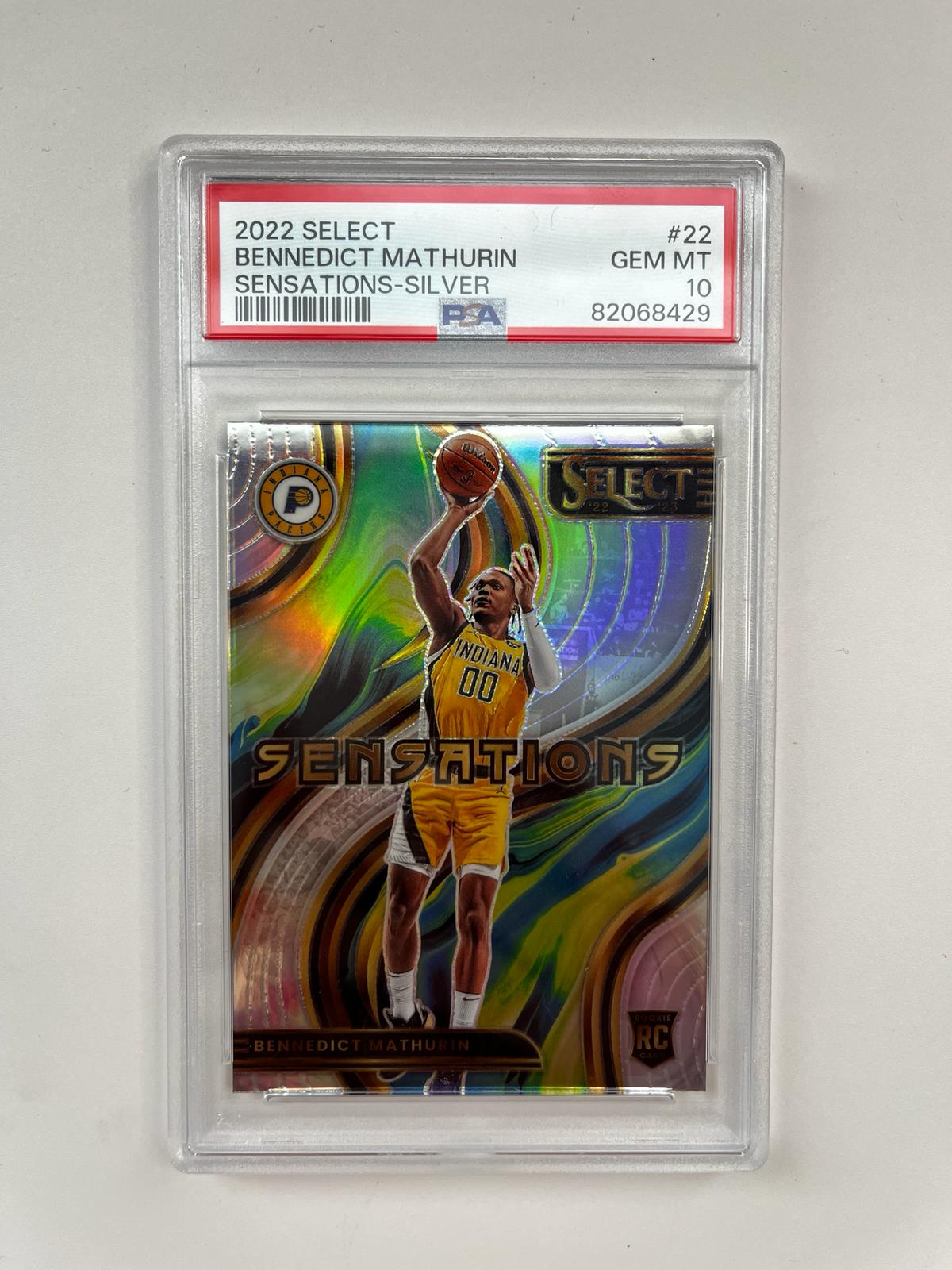 Bennedict Mathurin 2022/23 Select Sensations Silver RC **PSA GEM MINT 10**  **POP 3** - Premium  from 1of1 Collectables - Just $149! Shop now at 1of1 Collectables
