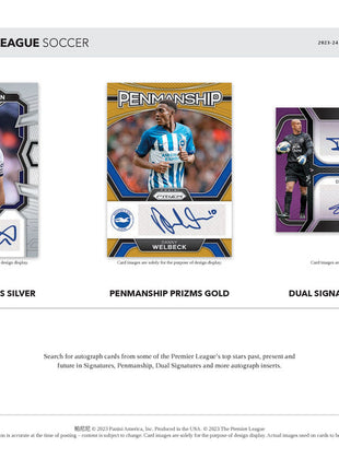 2023-24 Panini Prizm EPL Hobby Box **FACTORY SEALED** - Premium HOBBY, BLASTER & RETAIL BOXES from 1of1 Collectables AU - Just $425! Shop now at 1of1 Collectables