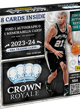 2023/24 Panini Crown Royale Basketball Hobby Box **FACTORY SEALED** - Premium HOBBY, BLASTER & RETAIL BOXES from 1of1 Collectables AU - Just $969! Shop now at 1of1 Collectables