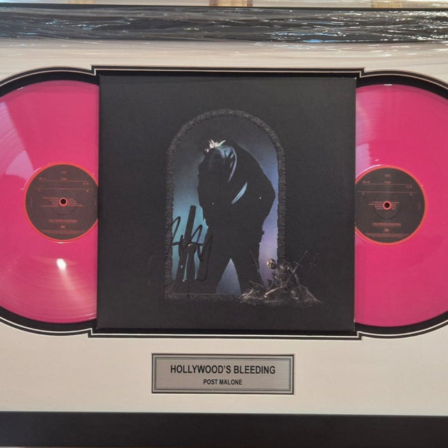 Post Malone Signed Framed Record - Hollywood's Bleeding **JSA AUTHENTICATED** - Premium Record from 1of1 Collectables - Just $1250! Shop now at 1of1 Collectables