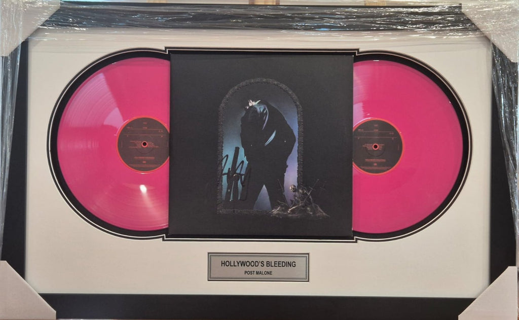 Post Malone Signed Framed Record - Hollywood's Bleeding **JSA AUTHENTICATED** - Premium Record from 1of1 Collectables - Just $1250! Shop now at 1of1 Collectables