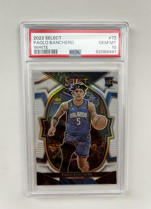 Paulo Banchero 2022/23 Select White Prizm RC #72 **PSA GEM MINT 10**  **70/149** - Premium  from 1of1 Collectables - Just $395! Shop now at 1of1 Collectables