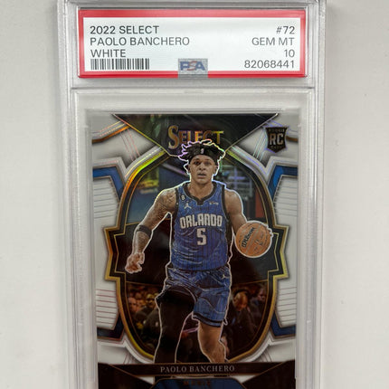 Paulo Banchero 2022/23 Select White Prizm RC #72 **PSA GEM MINT 10**  **70/149** - Premium  from 1of1 Collectables - Just $395! Shop now at 1of1 Collectables