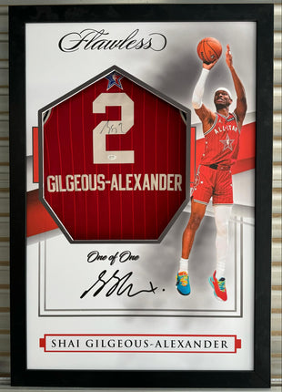 Shai Gilgeous-Alexander (SGA) All Star Signed Jersey  - Flawless Framed **FANATICS AUTHENTICATED** - Premium  from 1of1 Collectables - Just $1350! Shop now at 1of1 Collectables