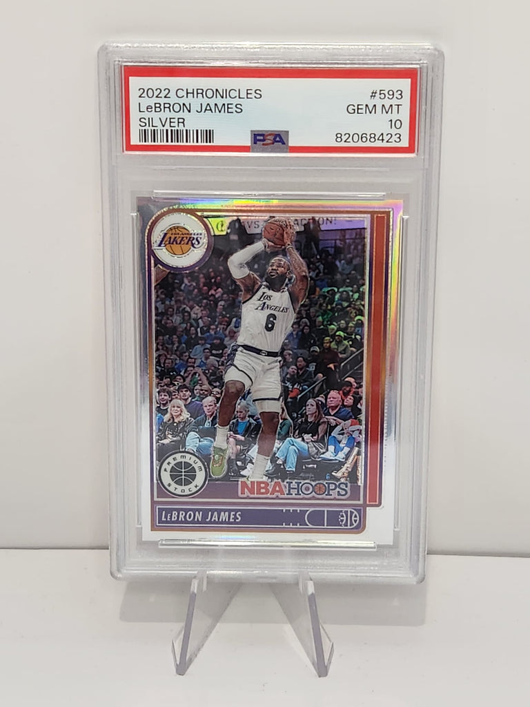 Lebron James 2022/23 - Chronicles Silver Prism #593 **PSA GEM MINT 10** POP 4 - Premium  from 1of1 Collectables - Just $295! Shop now at 1of1 Collectables