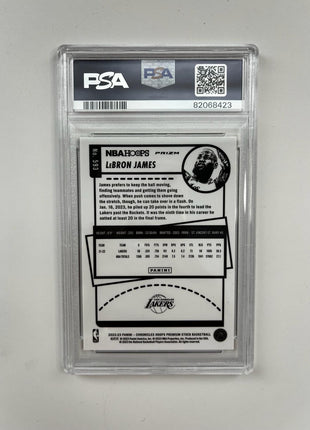 Lebron James 2022/23 - Chronicles Silver Prism #593 **PSA GEM MINT 10** POP 4 - Premium  from 1of1 Collectables - Just $295! Shop now at 1of1 Collectables