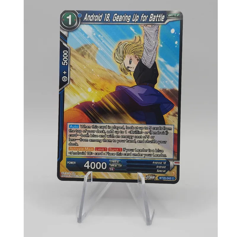 Android 18, Gearing Up for Battle - Power Absorbed (DBS-B20) - Premium Android from 1of1 Collectables - Just $2! Shop now at 1of1 Collectables