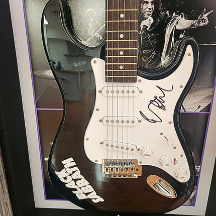 Black Sabbath Signed Electric Guitar **GEEZER BUTLER SIGNATURE** PSA DNA AUTHENTIC - Premium  from 1of1 Collectables - Just $1250! Shop now at 1of1 Collectables